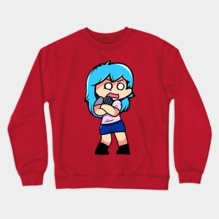 Sky FNF mod character detailed version Crewneck Sweatshirt